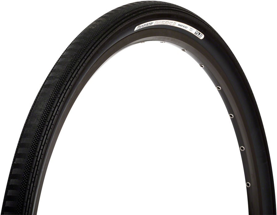 Panaracer GravelKing SS 700x45 Tubeless Folding Gravel Tire Black NEW 5393