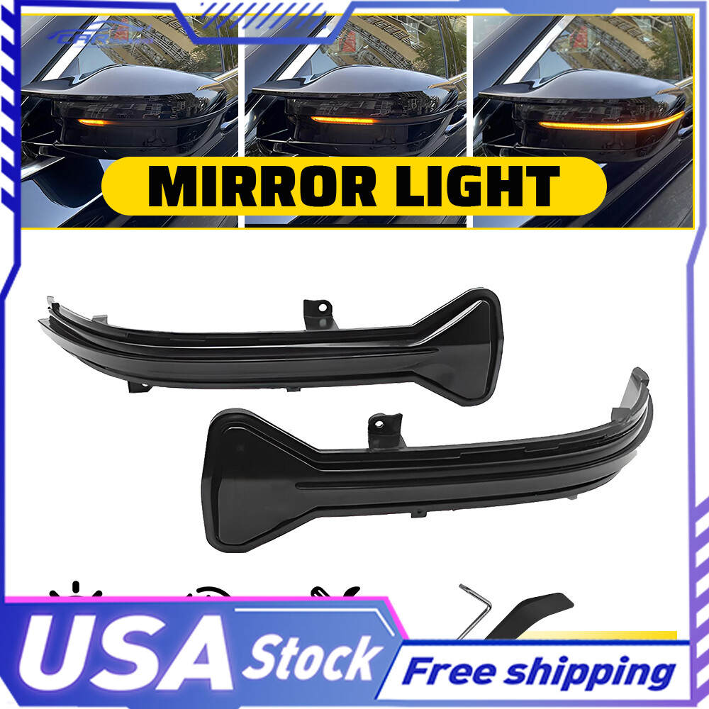 Dynamic LED Mirror Side Turn Signal Light For BMW 3 5 6 7 Series G11 G20 G30 G32