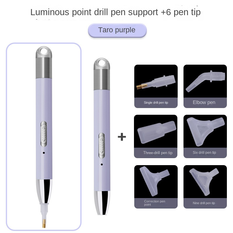 Diamond Painting Tools Point Drill Pen DIY LED Light Embroidery USB Rechargeable