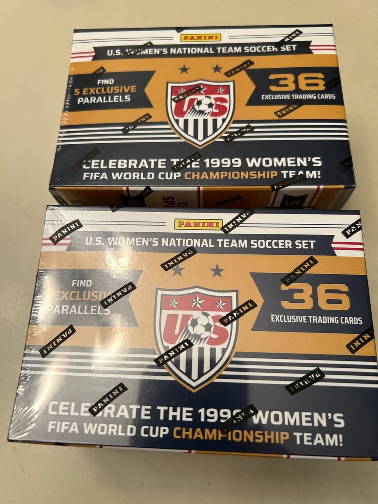 2024 PANINI USWNT/1999 WOMEN'S FIFA WORLD CUP CHAMPIONS SOCCER TEAM SET (2 SETS)