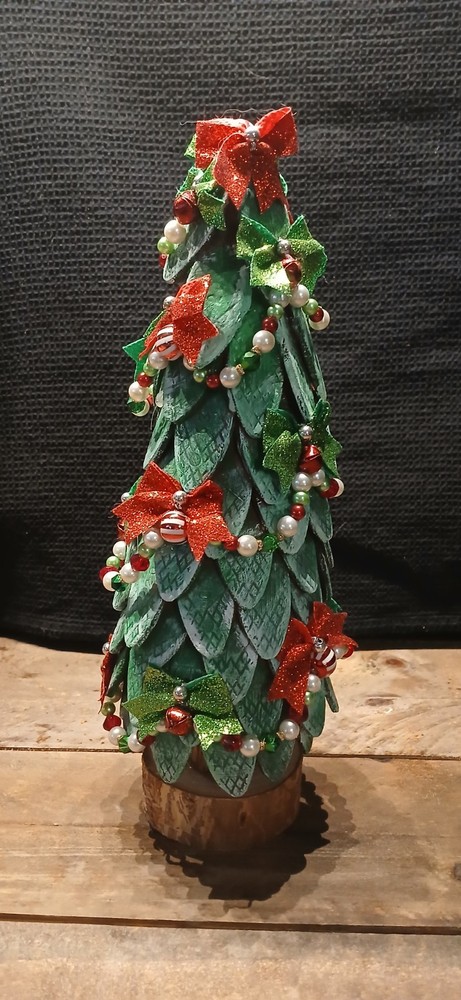 Handmade wood Christmas tree