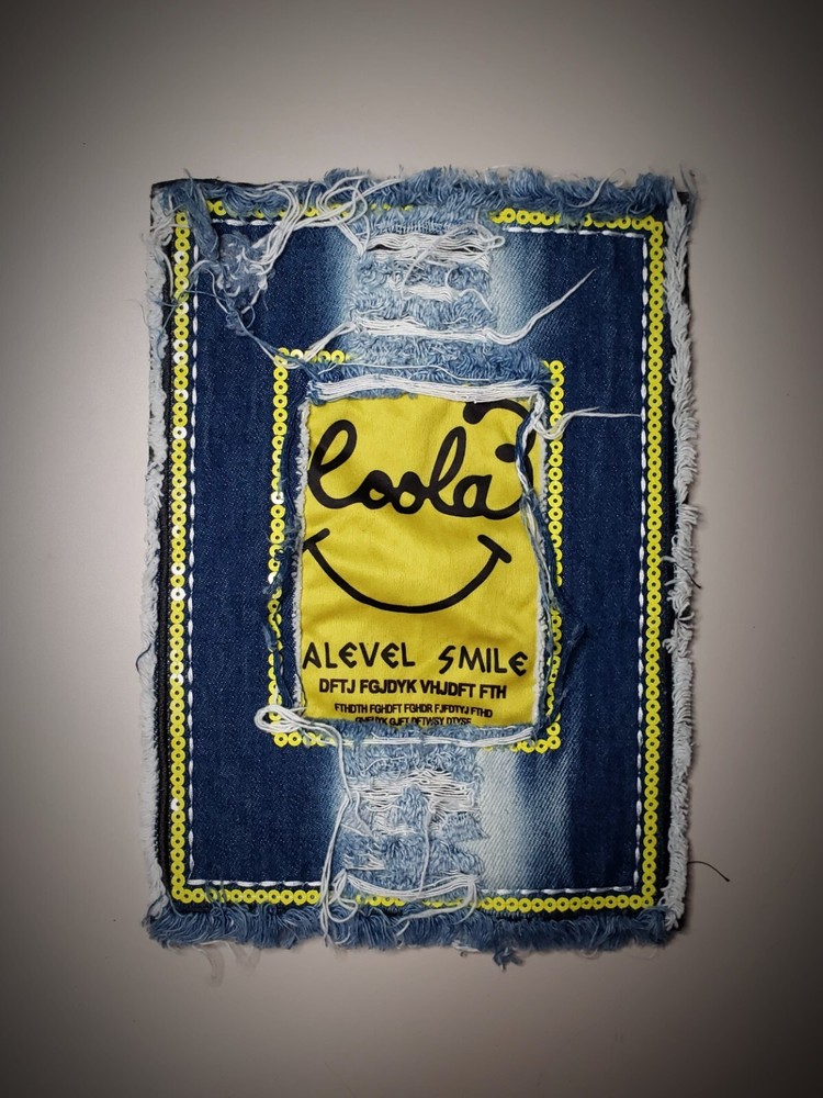 Denim patches for DIY projects - SMILE