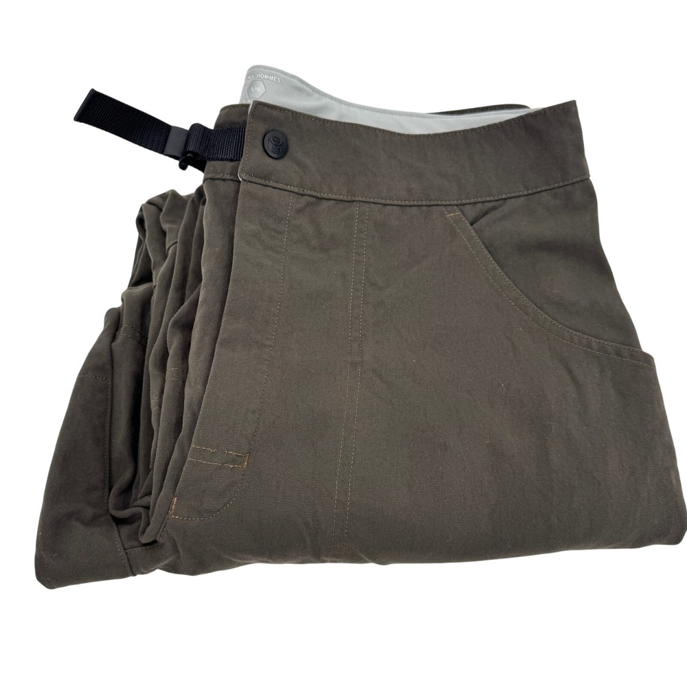 Mountain Hardwear Men's Large Brown Nylon Hiking Jogger Pants with Belt Gorpcore Style