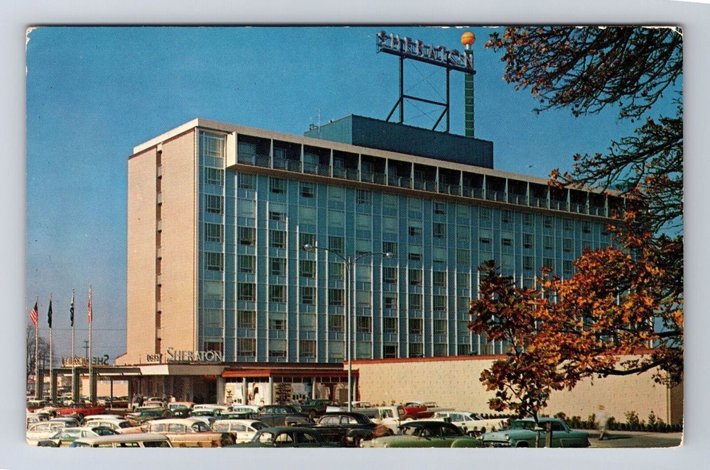 Portland OR-Oregon, the Sheraton Portland, Advertising, Vintage Postcard