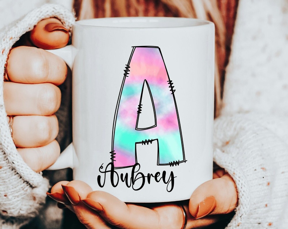 Monogram Mug Initial Mug Mothers Day Name Mug For Mom Letter Mug Personalized