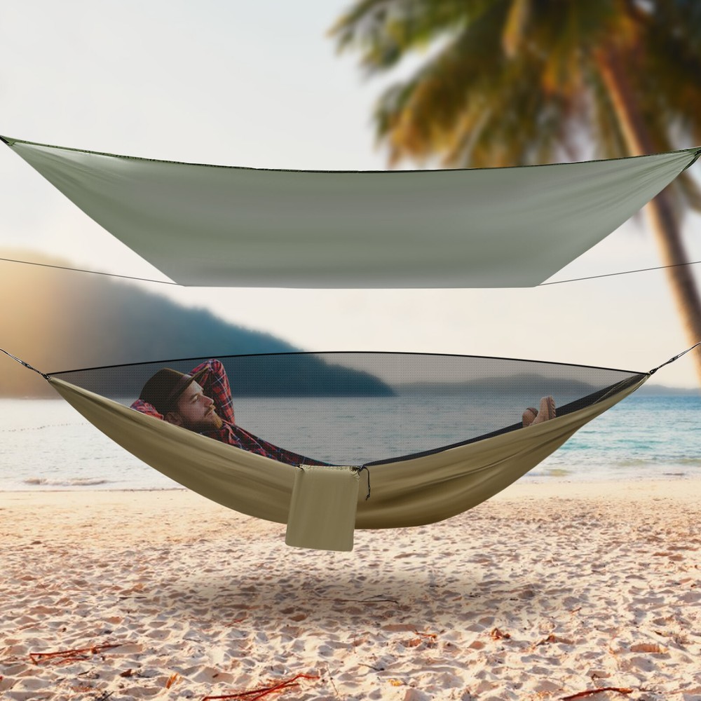 Camping Hammock 10*10 FT Chair Bed Outdoor Hanging Swing Sleeping Garden