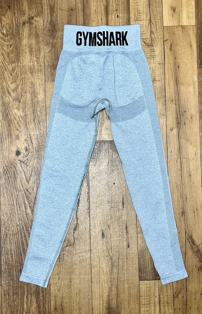 Gymshark Womens Light Grey Full Length Leggings Size Small