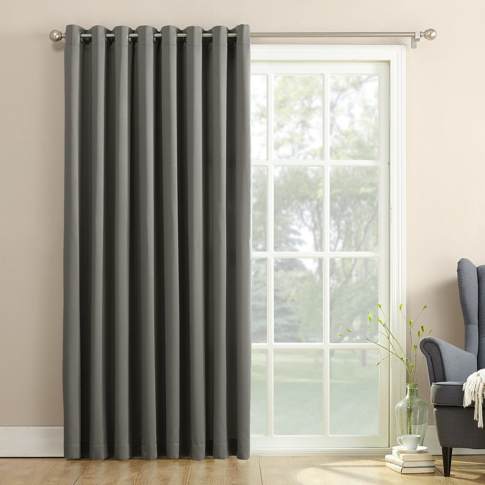Barrow Energy-Saving Grommet Sliding Door Curtain Panel 100x84 Inches Thermal Insulated Room Darkening