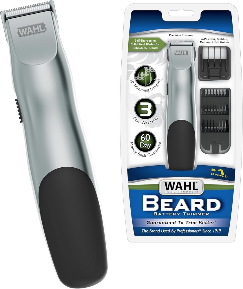Wahl Groomsman Cordless Beard and Mustache Trimmer for Precise Grooming
