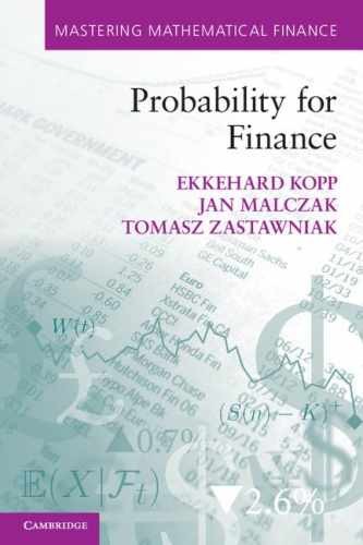 Probability for Finance (Mastering - Paperback, by Kopp Ekkehard - Good