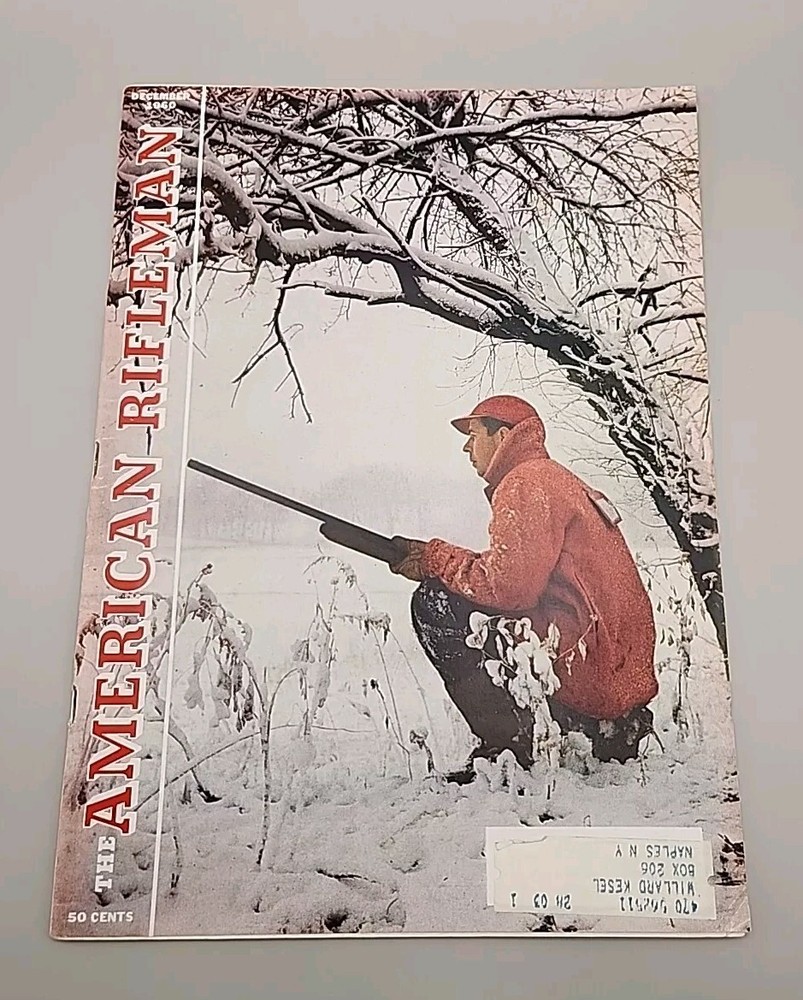 The American Rifleman Magazine December 1960 Subscription Edition Remington 870