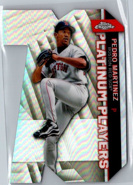 2021 Topps Chrome Update PEDRO MARTINEZ #CPDC-4 Platinum Player Die-Cuts RED SOX