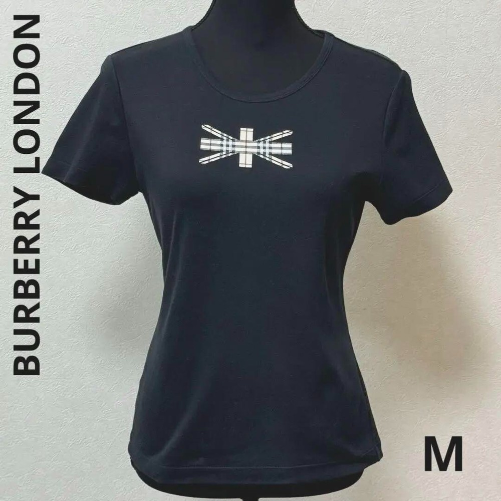 Burberry London T-shirt Cut & Sewn Cotton Short sleeve Women Size 2/S-M Used