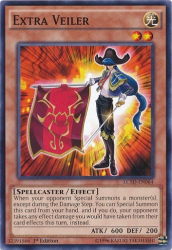Extra Veiler LC5D-EN064 Common 1st Edition NM Legendary Collection Yugioh Card