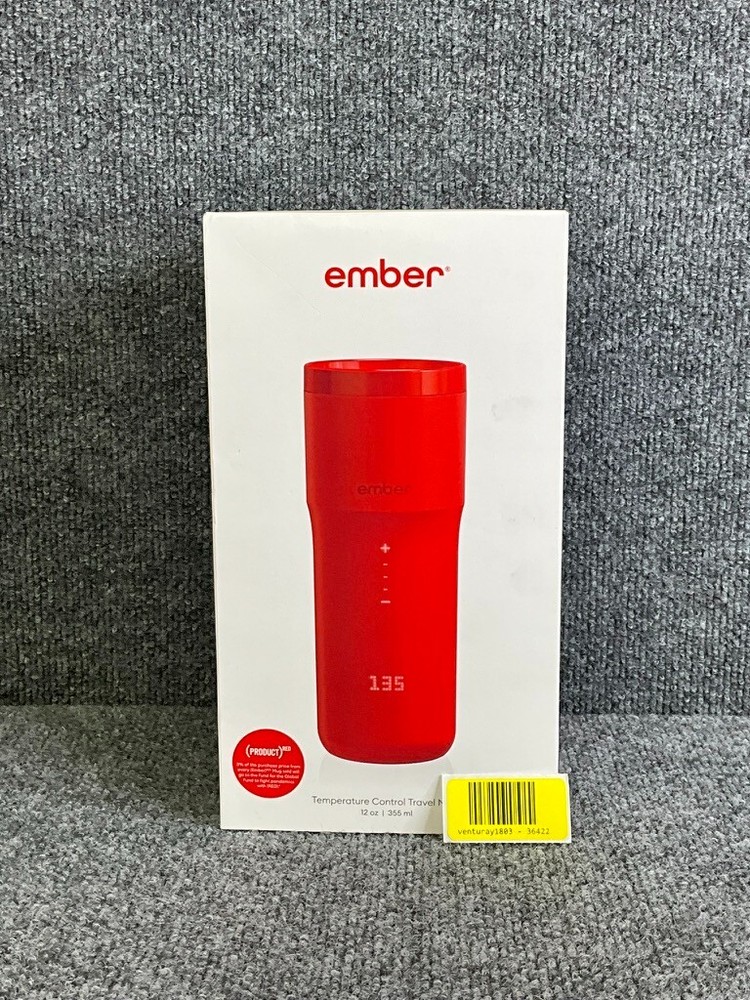 Ember Mug 2 RED 14 oz Open Box with Custom Redrock Engraving