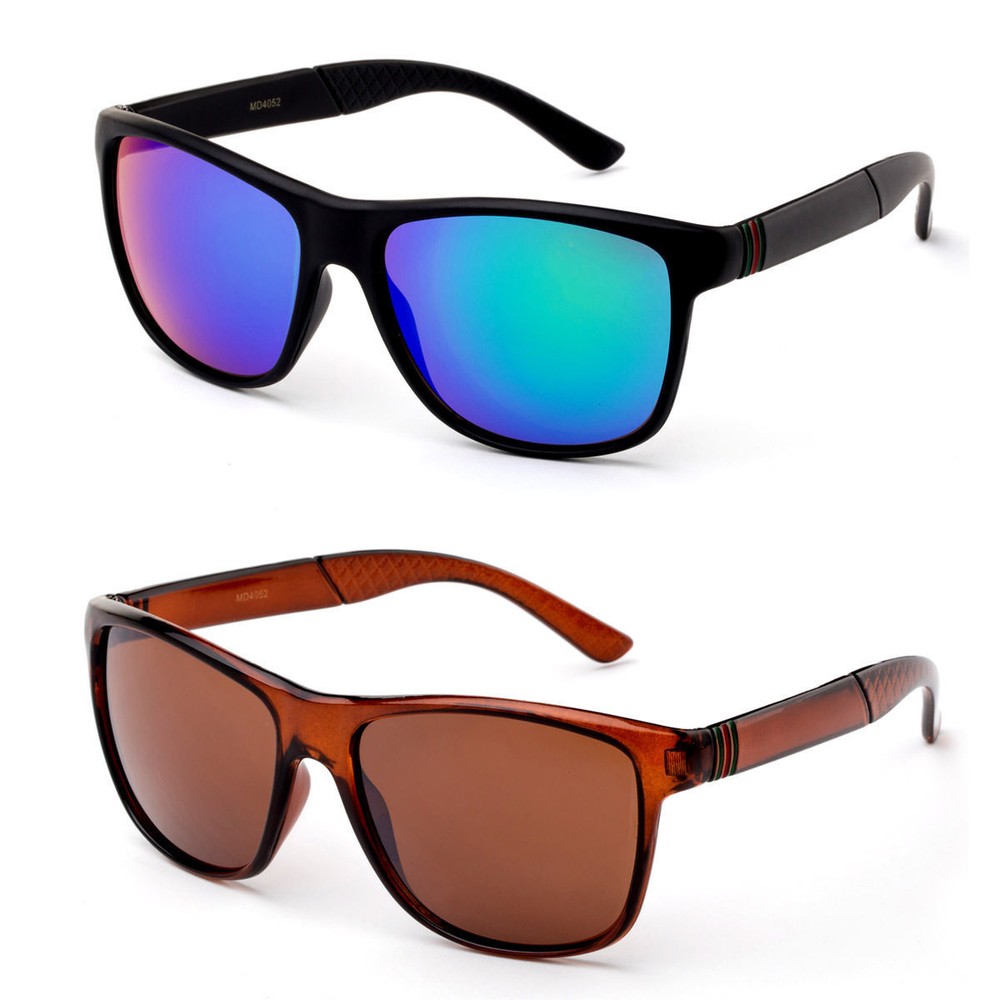 Bold Square Frame Sports Sunglasses for Outdoor Activities and Eye Protection