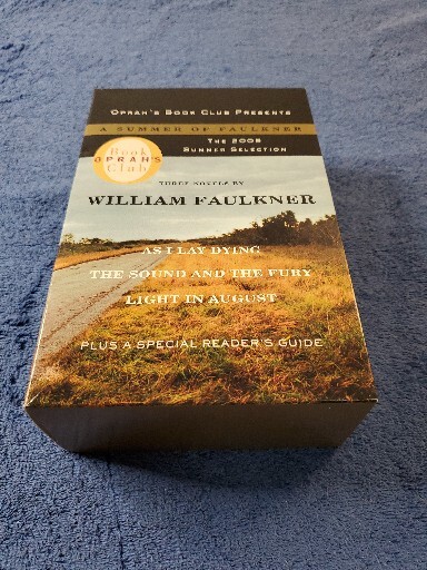 OPRAH'S BOOK CLUB SUMMER 2005 ~ A SUMMER OF FAULKNER  3 BOXED PB BOOK SET UNREAD