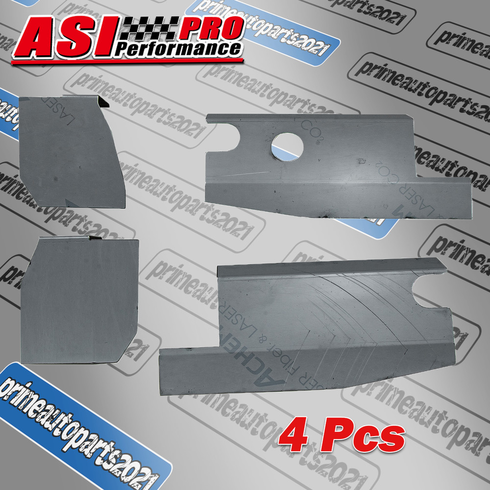 4Pcs Radiator Shroud Cover For Chevrolet Corvette C6 ZR1 Z06 6.2L 7.0L 2008-2013