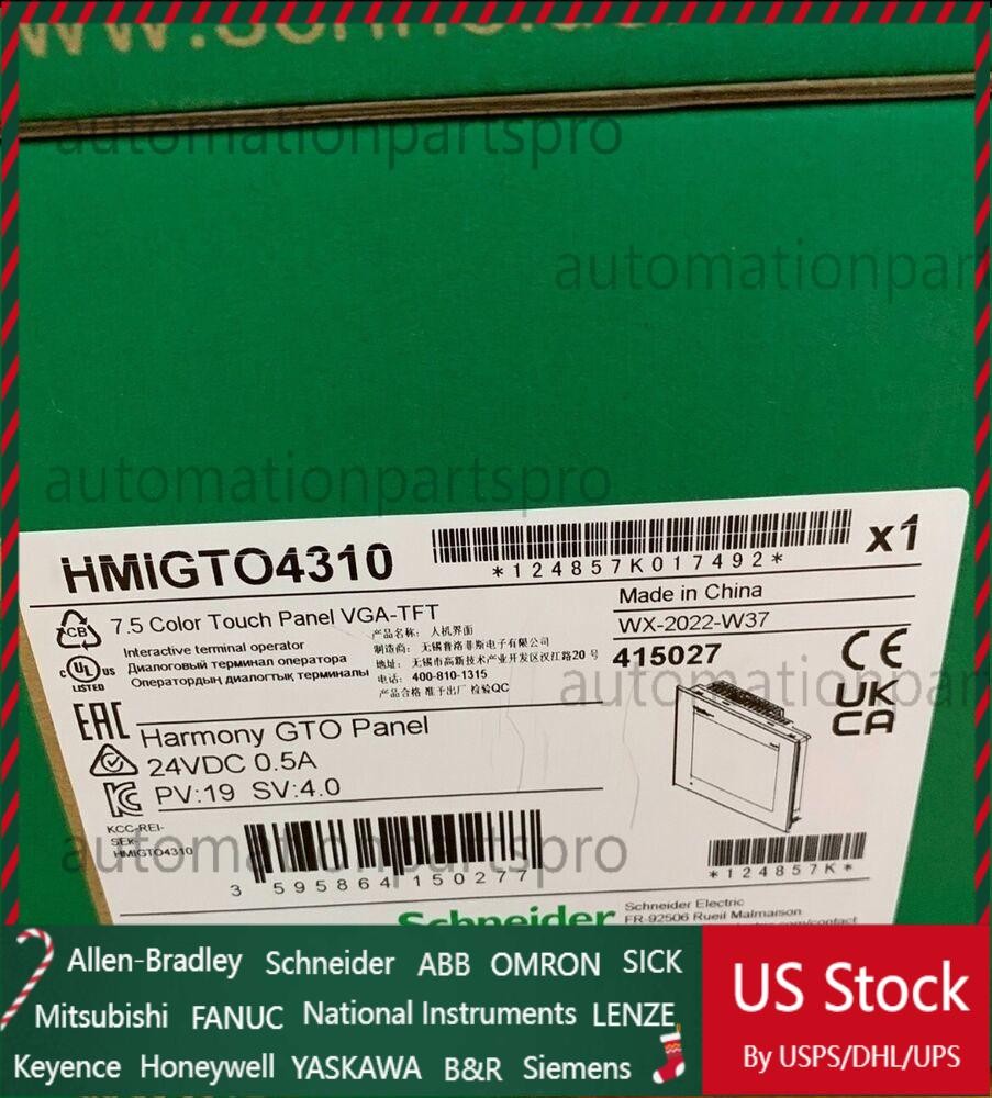 Schneider HMIGTO4310 Touch Screen HMIGTO4310 Brand New In Box Fast Shipping