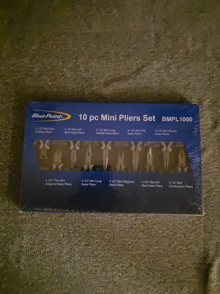 Blue Point 10-Piece Mini Pliers and Cutters Set BMPL1000 by Snap-On