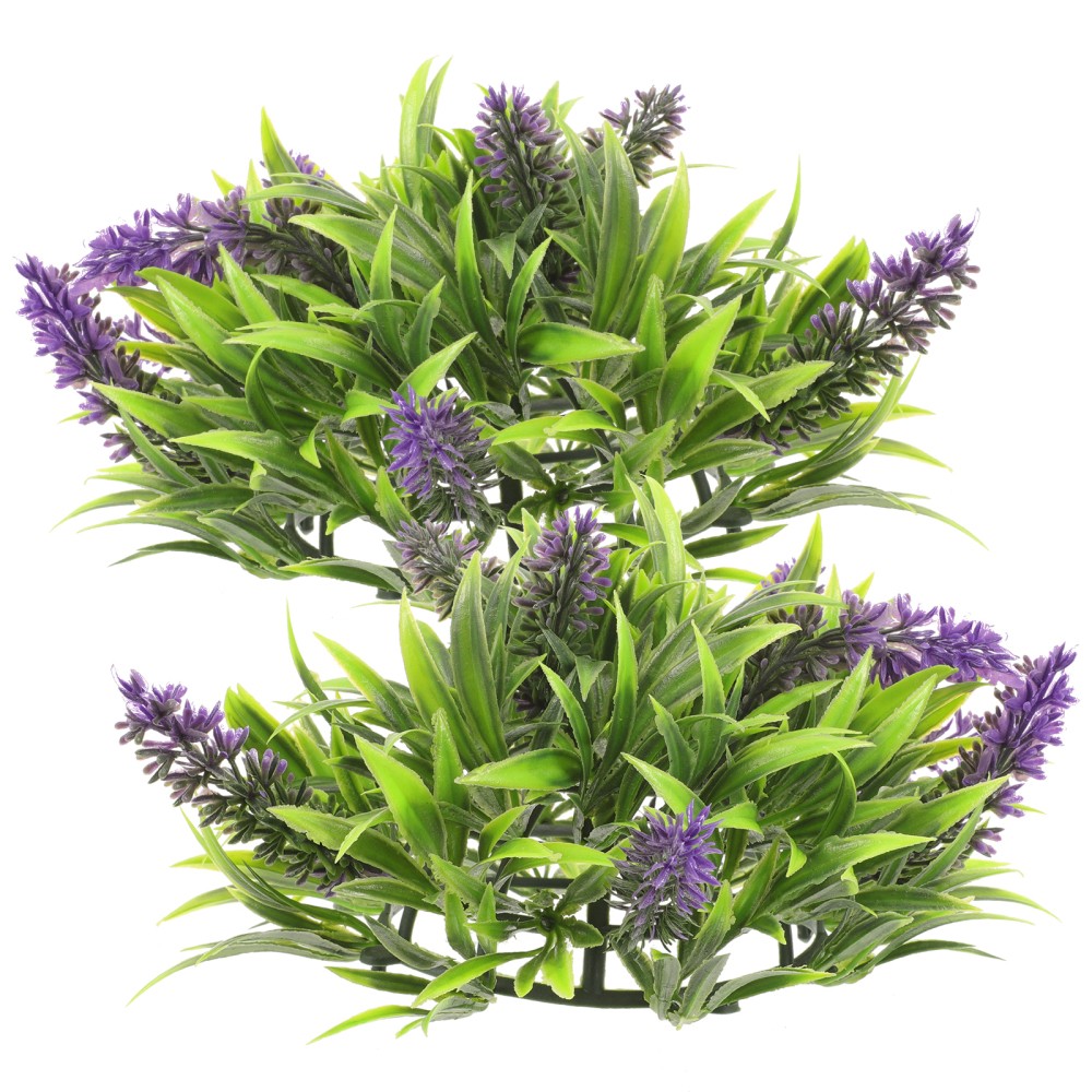 2-Pack Artificial Grass Topiary Balls - Hanging Office Décor