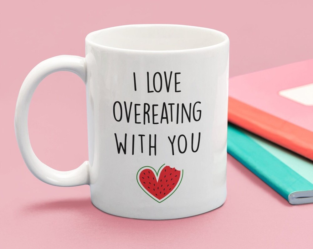 Funny Romantic Coffee Mug Fun Coffee Cup Watermelon Heart Coffee Mug  Mug