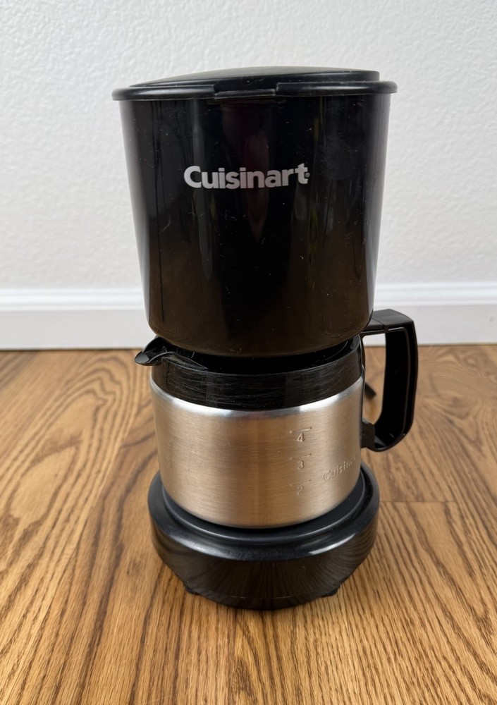 Cuisinart DCC-450BK 4-Cup Coffee Maker with Stainless-Steel Carafe - Black