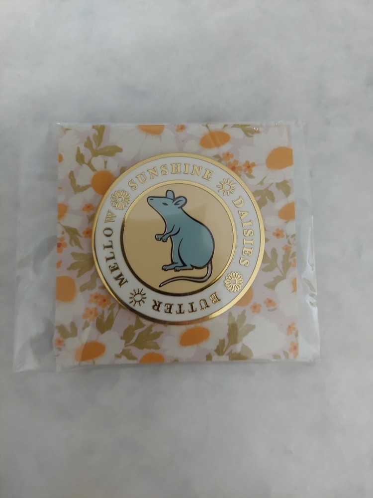 Harry Potter Rat Pin - Sunshine Daisies Butter Mellow Enamel Badge