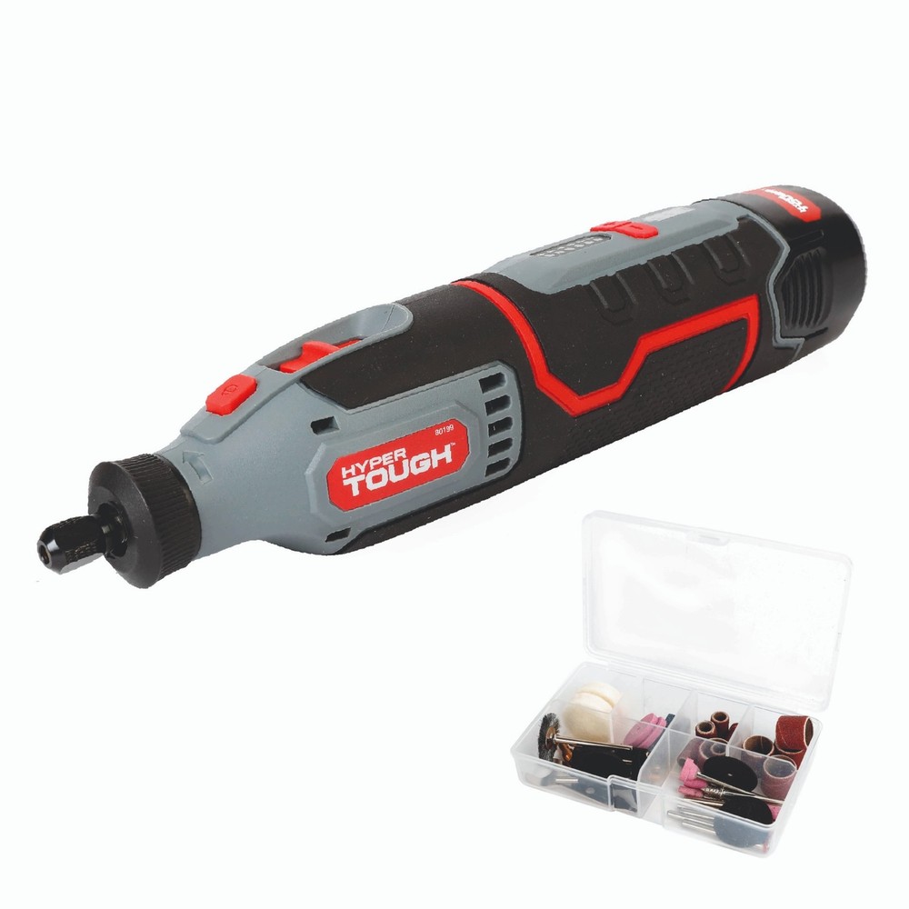 Hyper Tough 12V Max Cordless Rotary Tool Kit with 40 Accessories