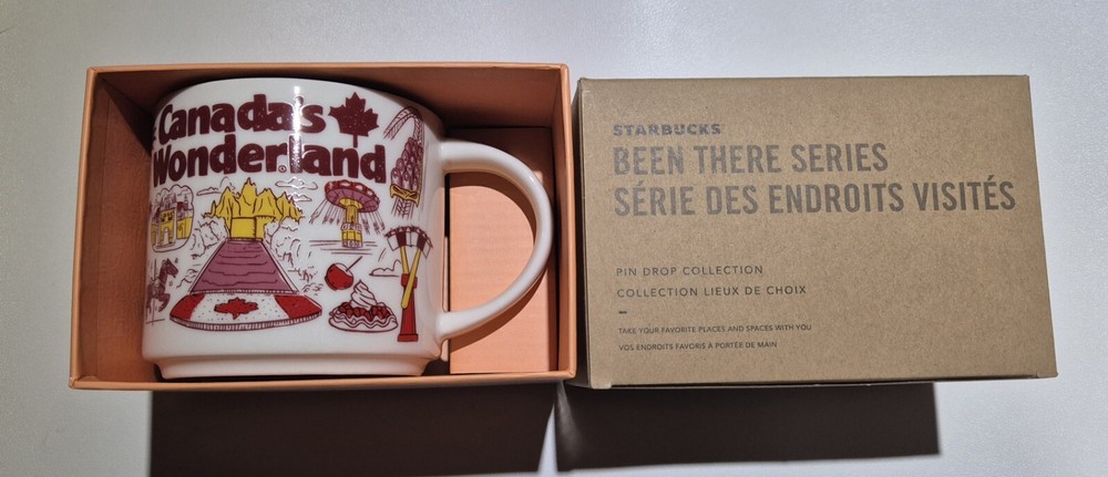 Starbucks Canada Been There Mug Wonderland 14oz Ceramic Travel Tumbler