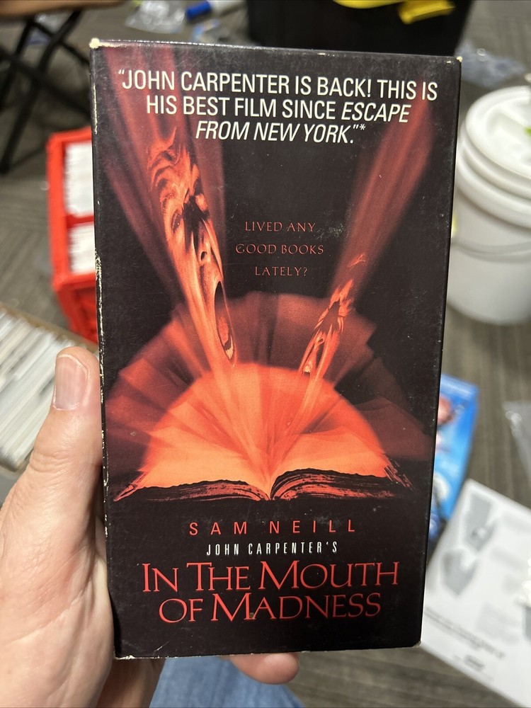 In the Mouth of Madness (VHS) - Sam Neill - John Carpenter - Horror