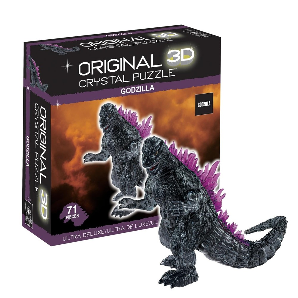 Godzilla Roars 3D Crystal Puzzle Deluxe for Ages 12+