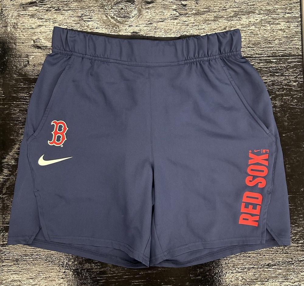 BOSTON RED SOX NAVY NIKE ON FIELD APPAREL SHORTS MENS SIZE L CLEARANCE SALE NWT-image