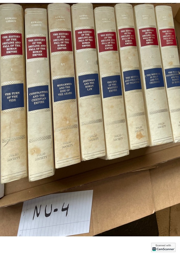 The History Of The Decline And Fall Of The Roman Empire Complete Set 8 Volumes