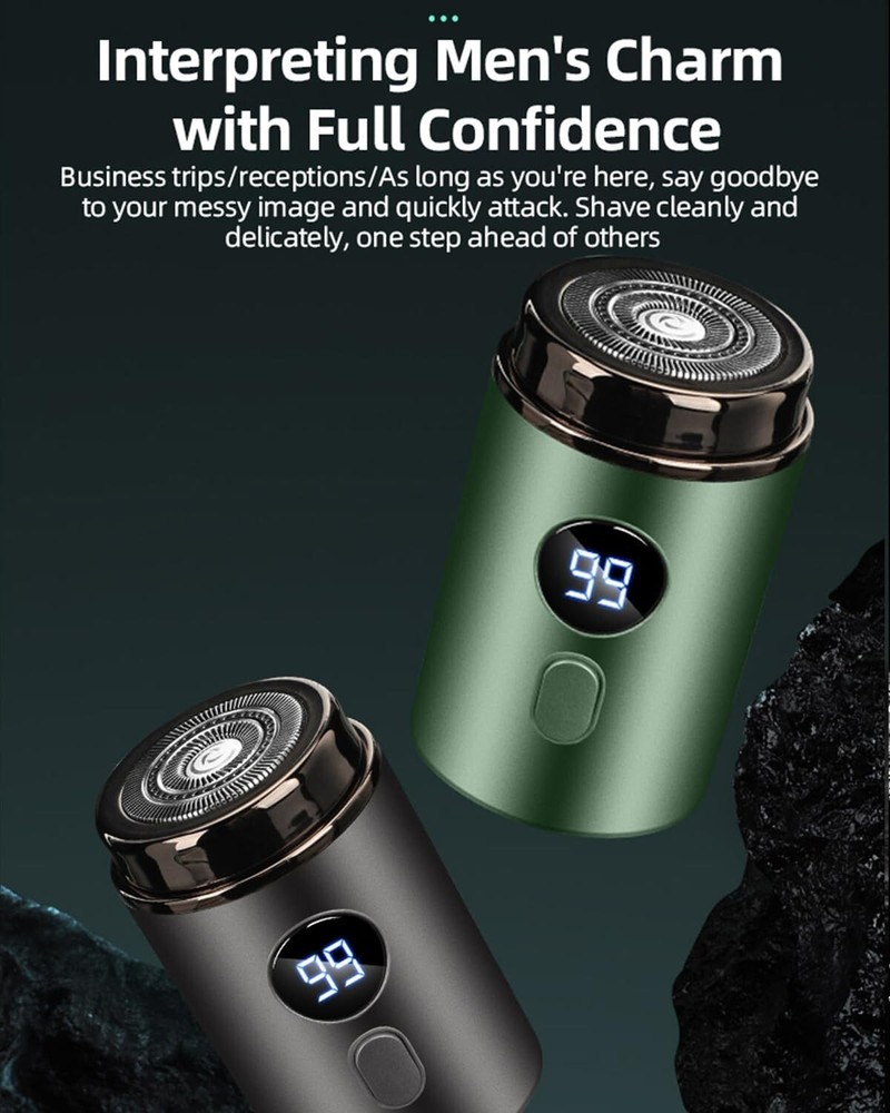 Mini USB Rechargeable Electric Shaver for Men Travel & Home Use  