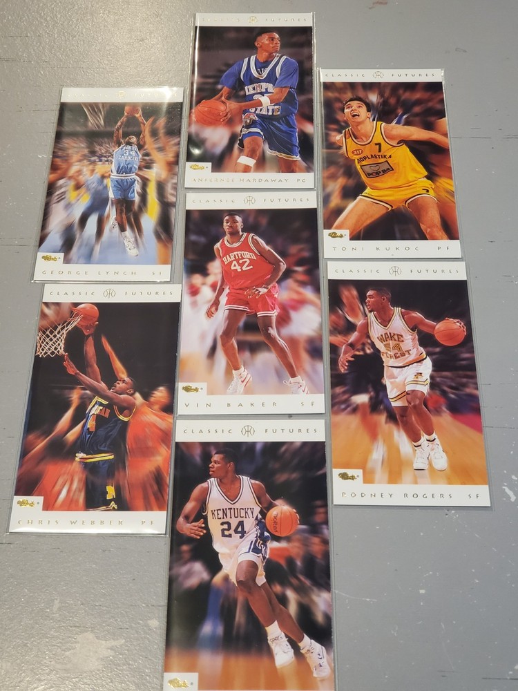 1993 Classic Futures Lot #3 Anfernee Penny Hardaway, Kukoc, Webber, Baker