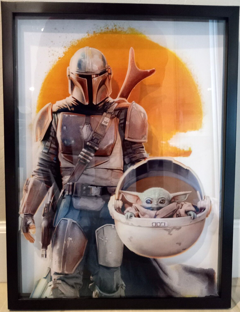 Star Wars Mandalorian & Yoda Print / Comicwalls / 20