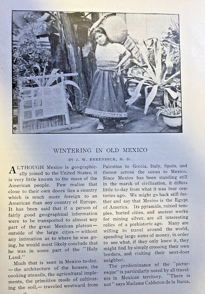 1904 A Winter in Mexico illustrated