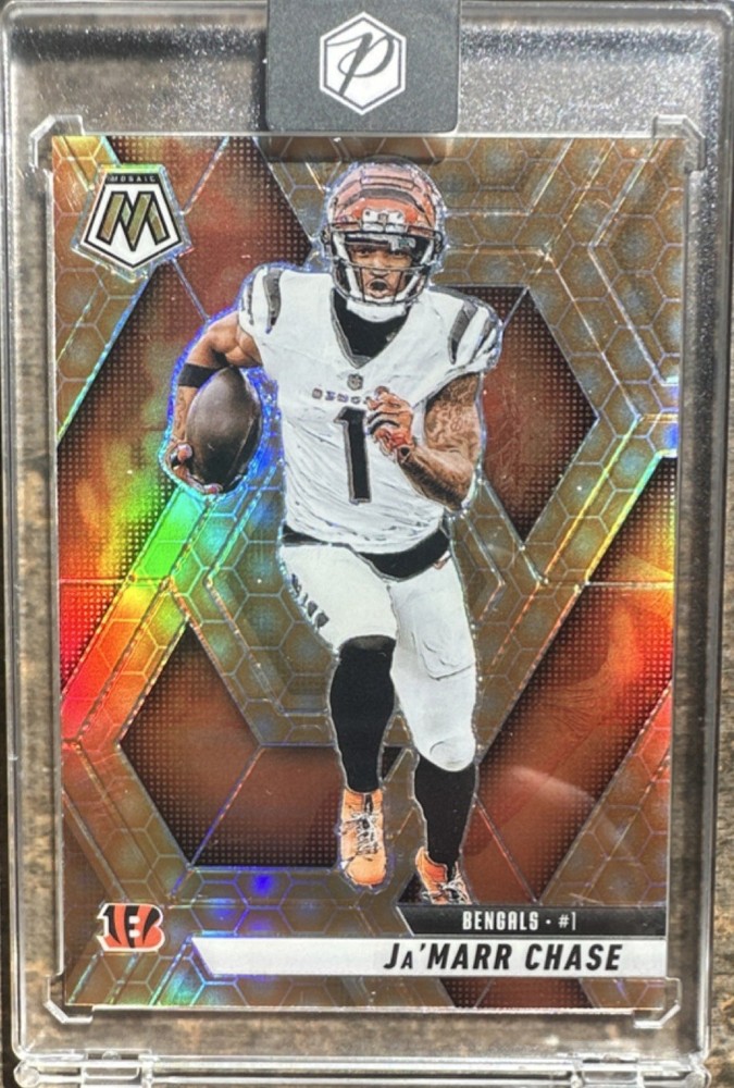 Ja'Marr Chase Prizm Honeycomb 2025 Panini Mosaic Football Cincinnati Bengals NFL