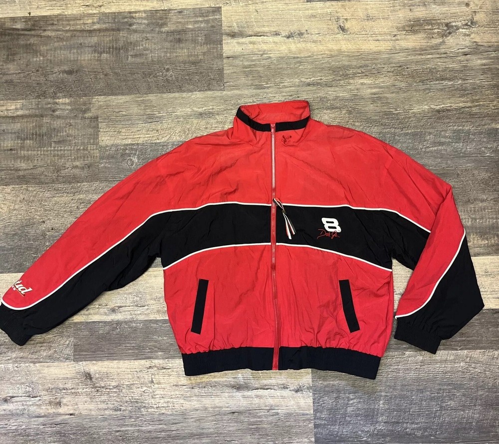 Vintage Chase Authentics Dale Earnhardt Jr #8 Nascar Racing Jacket Mens Size XXL