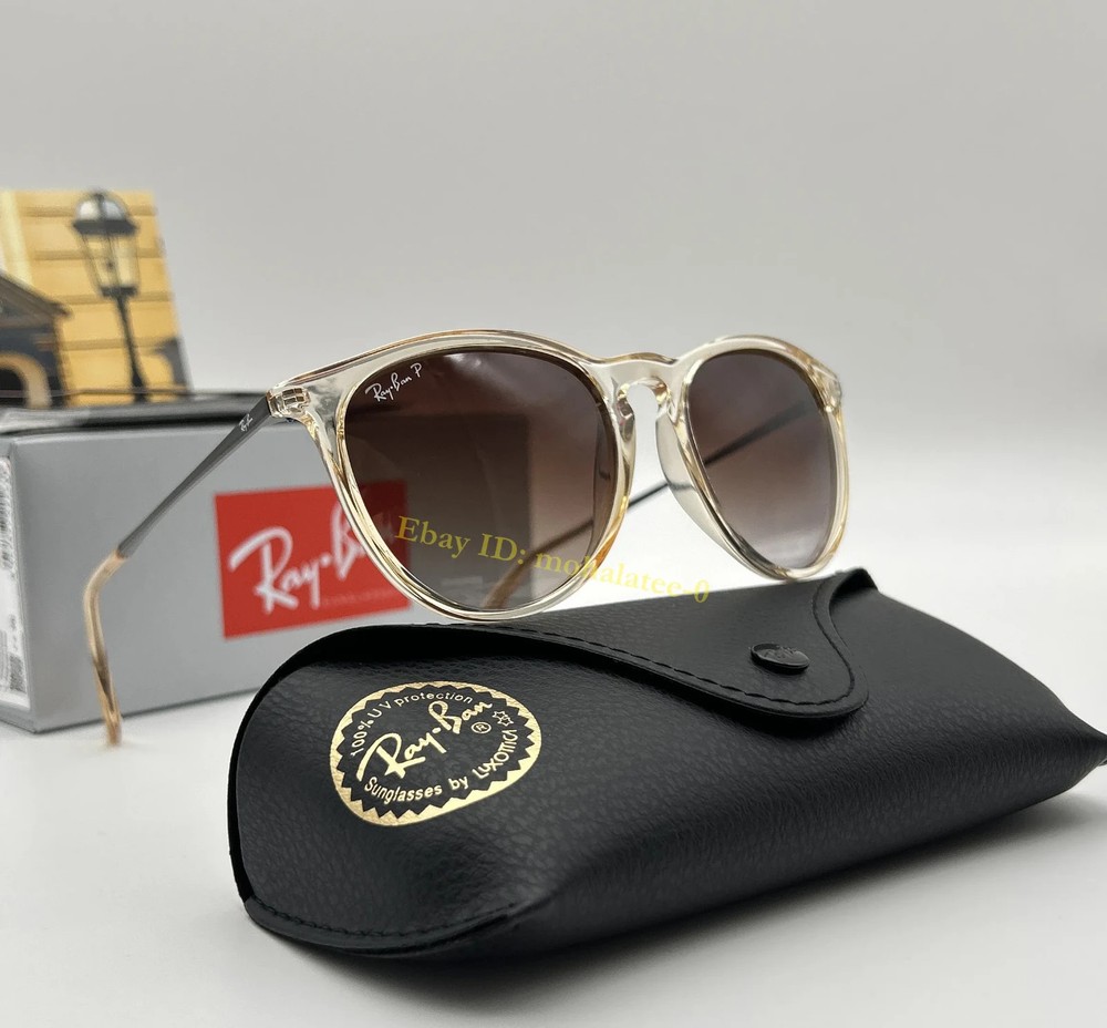 *New* Ray-Ban RB4171 Erika Polarized Sunglasses 6514/13 Brown Gradient UV400