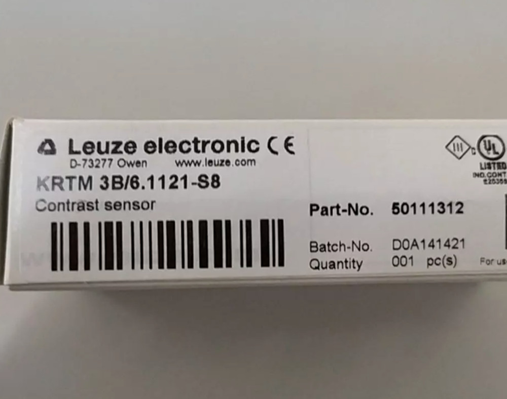 New In Box LEUZE KRTM3B/6.1121-S8 CONTRAST SENSOR