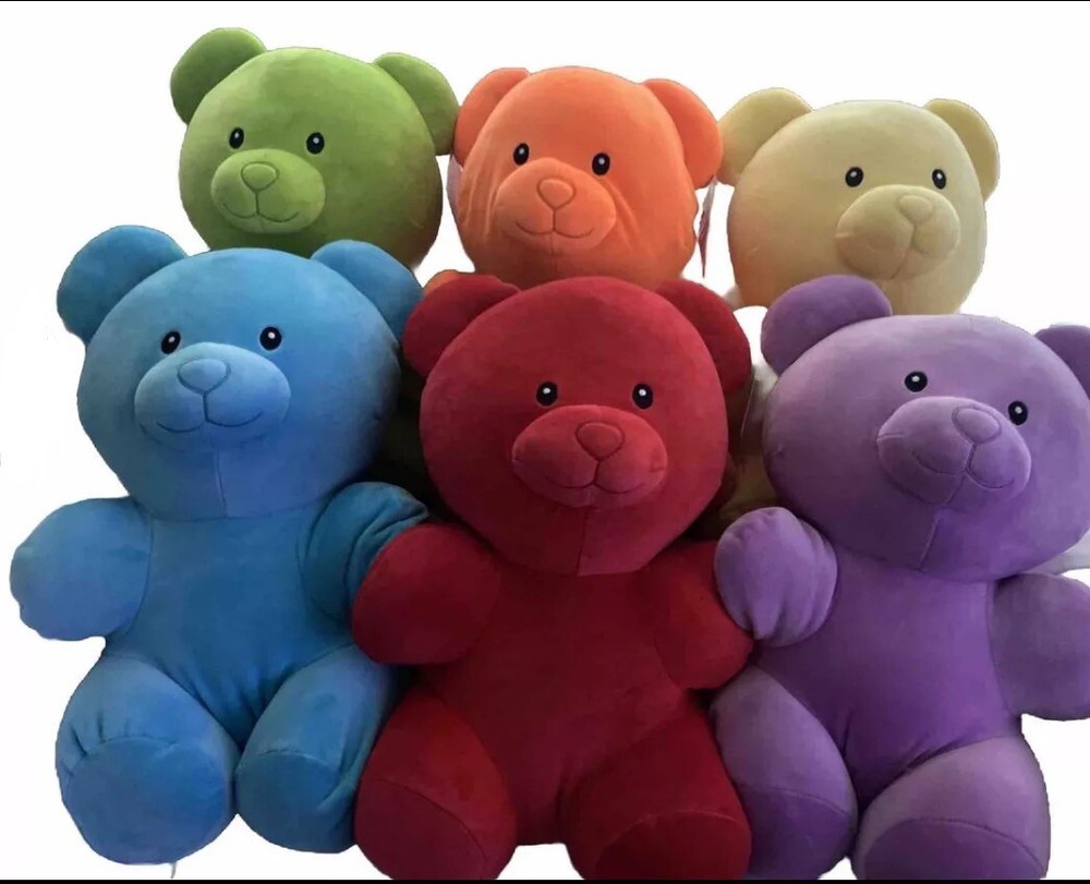 Valentine’s Day 16” Gummy Bear Plush Way To Celebrate NWT (COMPLETE SET OF 6)