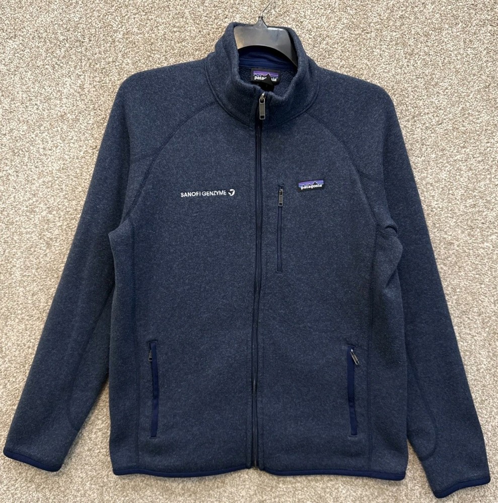 Patagonia Mens Better Sweater Full Zip Fleece Jacket Navy Blue Size Large 25527