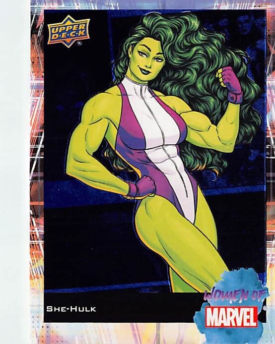 2024 Upper Deck Marvel Women of Marvel Blue Copper Hero Choice