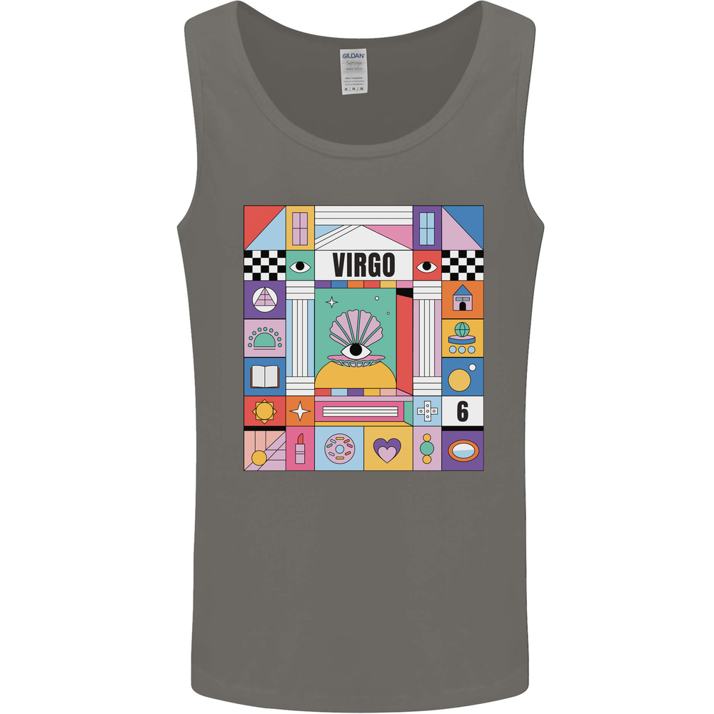A Vibrant Virgo Zodiac Star Sign Mens Vest Tank Top
