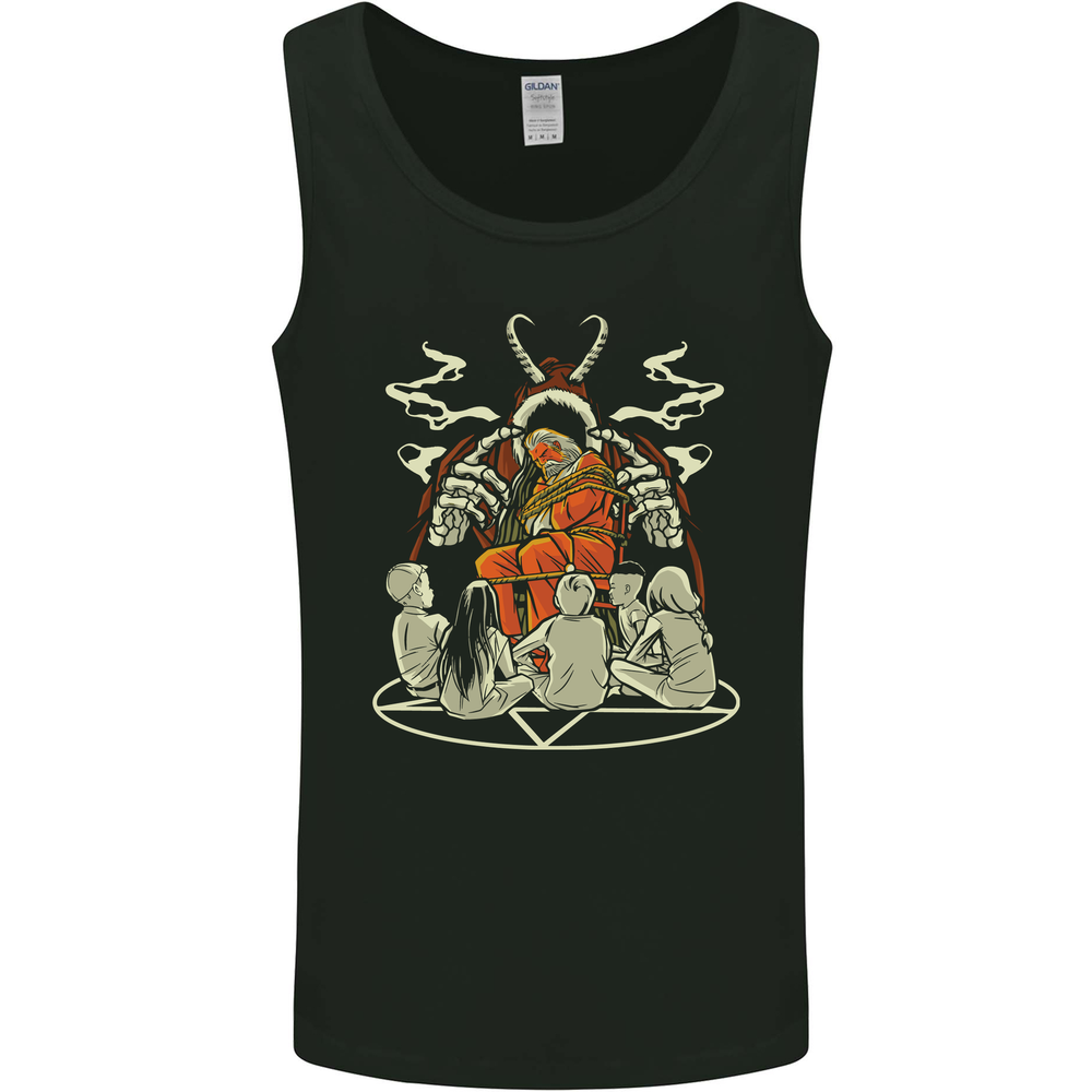 Cult Christmas Evil Santa Anti Xmas Demon Mens Vest Tank Top