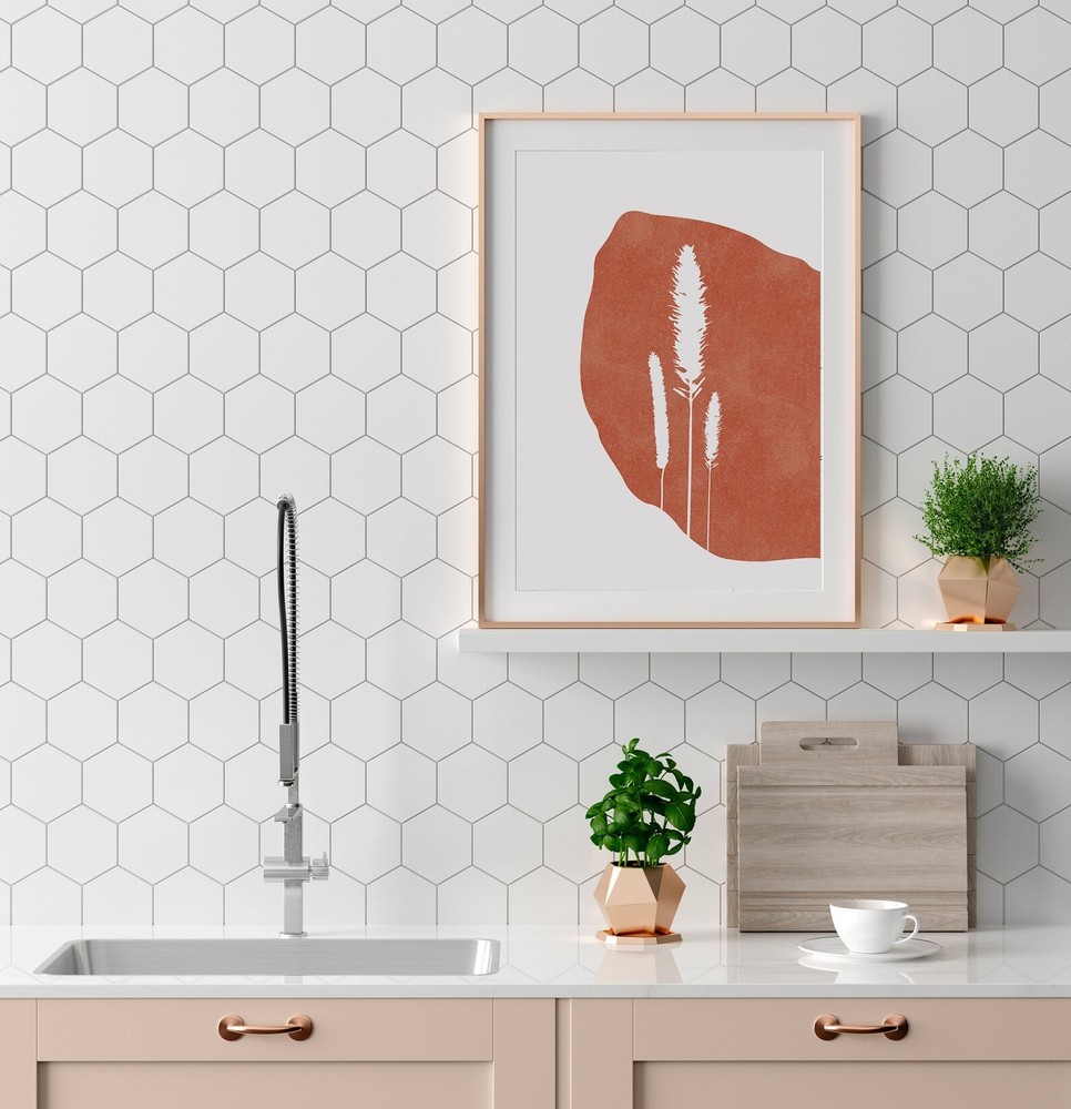 Botanical Wall Art Modern Minimalist Wall Art Nature Minimalistic Decor Line