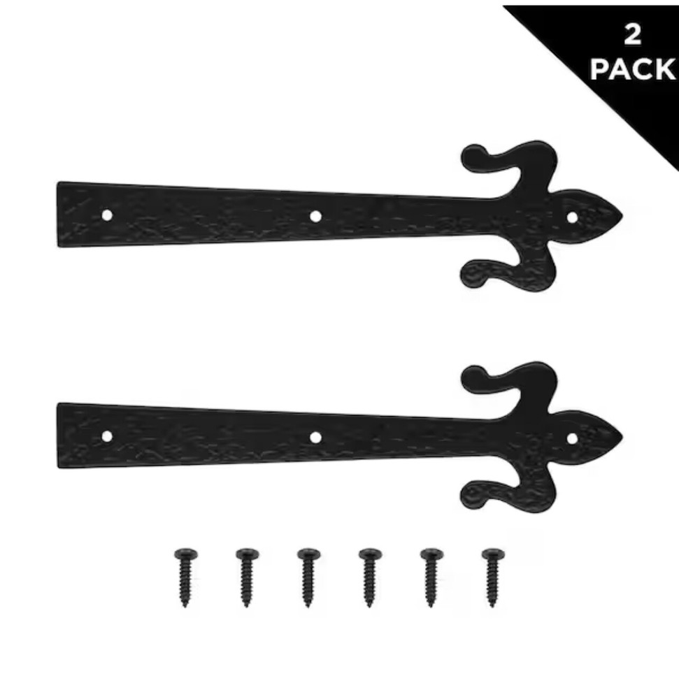 Everbilt Decorative Straps (2 Pack) For Doors, Cabinets, Shelving, Garage Doors.