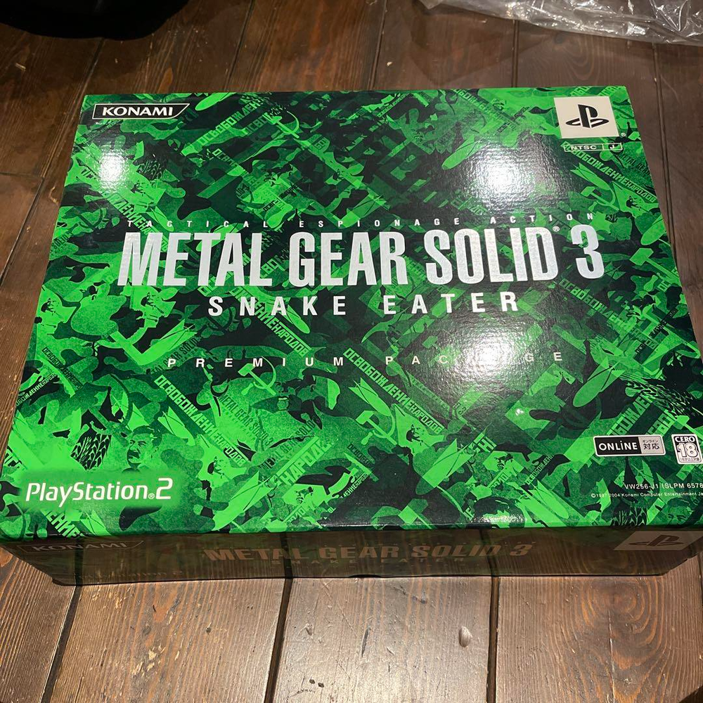 METAL GEAR SOLID 3 Snake Eater Limited Edition Premium Package PS2 by Konami